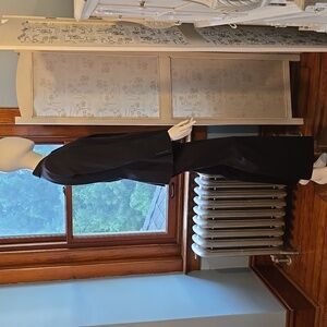 Chaps Black Blazer Size 8